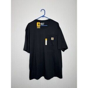 NWT Men’s Carhartt Loose Fit Heavyweight Short Sleeve Pocket T Shirt Black Sz L